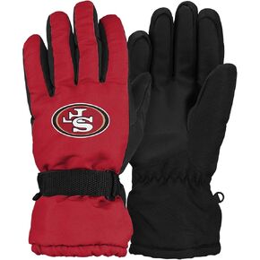 FOCO San Francisco 49ers NFL Big Logo Insulated Gloves - S/M