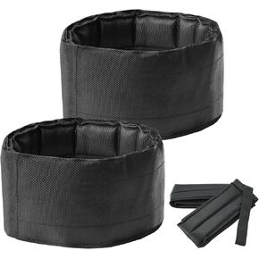Drywall Stilt Straps, 4 inch Wide Sturdy and Adjustable Straps Suitable for Various Brands of Stilts.Thick Padded Leg Bands Straps for Drywall, Painting, Insulation