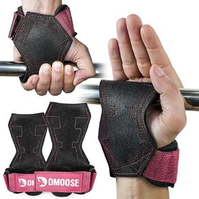 DMoose Fitness Lifting Grips Straps - Elevate Your Lifts with Unbeatable Power Grips - Superior Support and Customizable Comfort for Intense Workouts