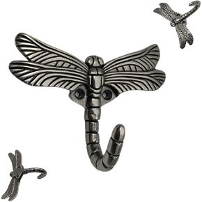 6pcs Utility Hooks, Antique Silver Bird Hooks, Decorative Wall Mount, Set of 6