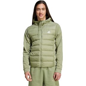 adidas Men's Essentials Hybrid Down Hooded Jacket