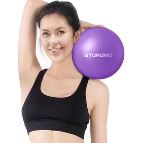 Mini Exercise Ball, Pilates Ball,Barre Ball,Bender Ball,Exercise Ball Small 9 Inch,for Home & Gym Improves Balance and Core Training