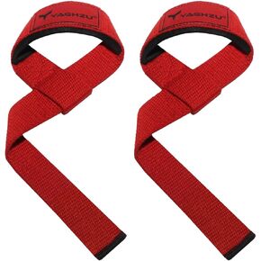 Lifting Straps for Weightlifting, Bodybuilding, Powerlifting, Strength Training, & Deadlifts - Padded Neoprene 21 inch Cotton Lifting Wrist Straps, Gym Wrist Straps for Weight Lifting