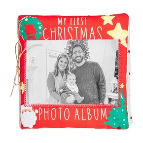 Mud Pie Kid's My First Christmas Photo Album