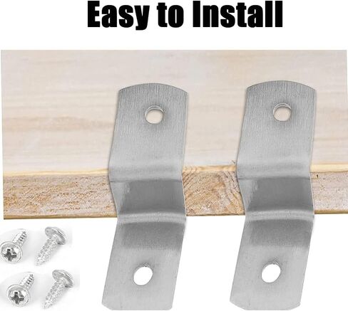 38mm x 13mm x 11mm Metal Z Shape Picture Frame Braces Brackets 50PCS in Saudi Arabia