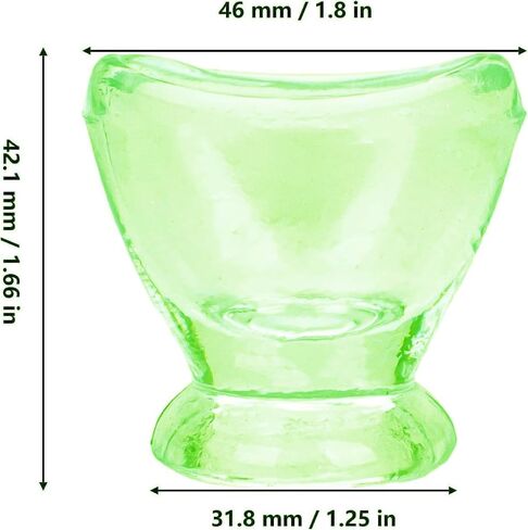 Superior, Smooth Edge, Glass Eye Wash Cup Transparent Eye Cup Eye Washing Cup Clear Eye Flush Cup Eye Washing Kit Portable Eye Rinsing Cup for Home Travel Use pcs 1 in Saudi Arabia