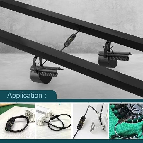 IP68 Waterproof Cable Connector 3-Channel 3-Poles, Outdoor Waterprrof Junction Box Connector,Ideal for 2 or 3 Pin Cables Ø4-12mm,Use for Outdoor Billboards,Tunnel Lights,Road Landscape Lights in Saudi Arabia
