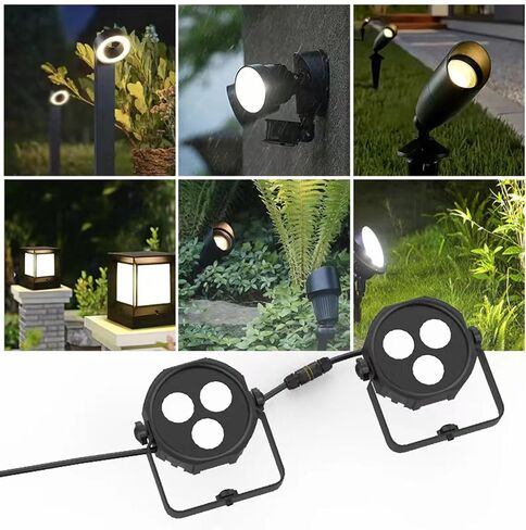 IP68 Waterproof Cable Connector 3-Channel 3-Poles, Outdoor Waterprrof Junction Box Connector,Ideal for 2 or 3 Pin Cables Ø4-12mm,Use for Outdoor Billboards,Tunnel Lights,Road Landscape Lights in Saudi Arabia
