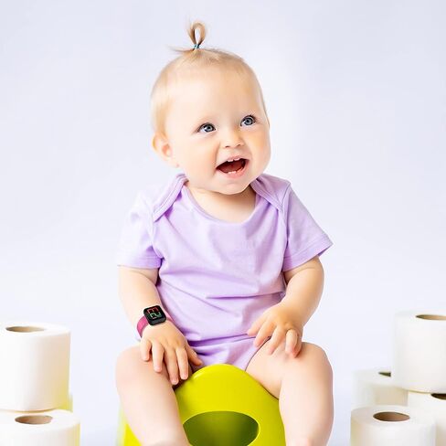 ABC123 Potty Training Watch 3 (2023 Edition) - Baby Reminder Water Resistant Timer for Toilet Training Kids & Toddler with Wireless Charging (Blue) in Saudi Arabia