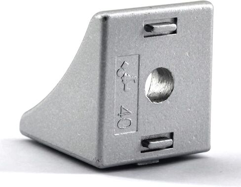 (8 Pieces) 4040 Series Corner Bracket Solid Aluminum Triangle Corner Braces Angle Connector for Aluminum Extrusion Profile in Kuwait