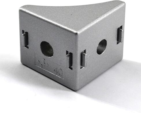 (8 Pieces) 4040 Series Corner Bracket Solid Aluminum Triangle Corner Braces Angle Connector for Aluminum Extrusion Profile in Kuwait