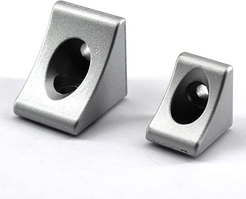 (8 Pieces) 4040 Series Corner Bracket Solid Aluminum Triangle Corner Braces Angle Connector for Aluminum Extrusion Profile in Kuwait