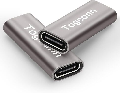 محول USB C إلى USB 3.0 (2 حزمة)، محول USB من النوع C (أنثى) إلى USB A (أنثى)، موصل تمديد USB عالي السرعة ثنائي الاتجاه يدعم الشحن ومزامنة البيانات in Kuwait