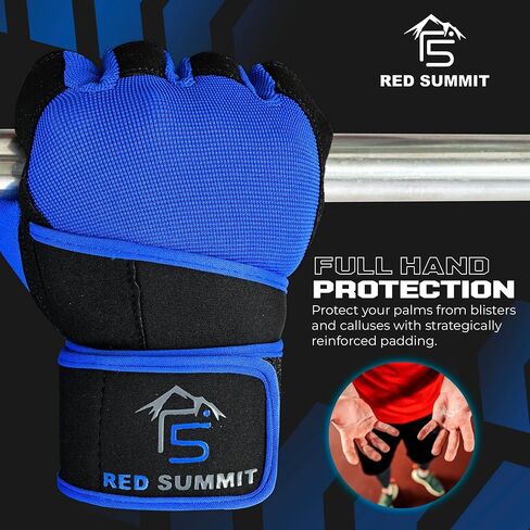 Weight Lifting Gym Gloves for Men & Women, Workout Exercise Gloves with Wrist Support & Anti-Slip Palm for Hanging, Rowing, Pullups, Bodybuilding, Powerlifting & Calisthenics in Saudi Arabia