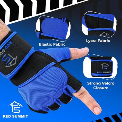 Weight Lifting Gym Gloves for Men & Women, Workout Exercise Gloves with Wrist Support & Anti-Slip Palm for Hanging, Rowing, Pullups, Bodybuilding, Powerlifting & Calisthenics in Saudi Arabia