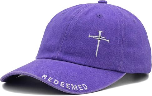 Cross Jesus Hat with Gifts Box, Embroidered Religious Baseball Cap, Christian Gifts for Men Women in Saudi Arabia