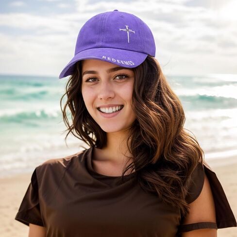 Cross Jesus Hat with Gifts Box, Embroidered Religious Baseball Cap, Christian Gifts for Men Women in Saudi Arabia