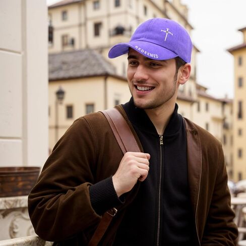 Cross Jesus Hat with Gifts Box, Embroidered Religious Baseball Cap, Christian Gifts for Men Women in Saudi Arabia