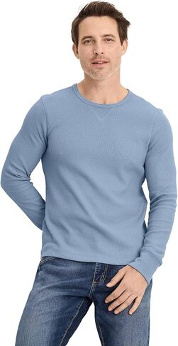 Jockey Men's Baselayer Long Sleeve Waffle Crew in Saudi Arabia