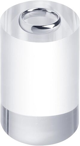 uxcell Acrylic Cylinder Display Blocks, 50 x 80 mm/2" x 3.1" Clear Jewelry Display Base Polished Cube Riser Stand Display Holder Base for Ring Jewelry Cosmetics in Kuwait