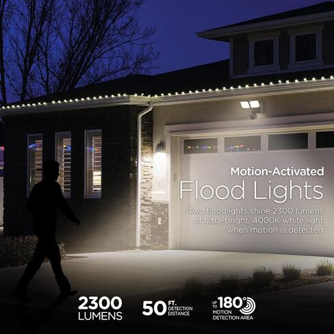 Enbrighten محول إضاءة Wi-Fi Add-an-Outlet، منفذ خارجي ذكي مع منفذين GFCI لأضواء الشرفة، وكاميرات الأمان، وأضواء العطلات، والديكور الموسمي، وسلك مباشر، أسود، 80753 in Saudi Arabia
