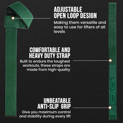 Lifting Straps for Weightlifting Men Women Anti Slip Gym Powerlifting Deadlifting Bodybuilding Workout Strength Training Hand Bar Grips Neoprene Gel padded Wrist Support Unisex in Saudi Arabia