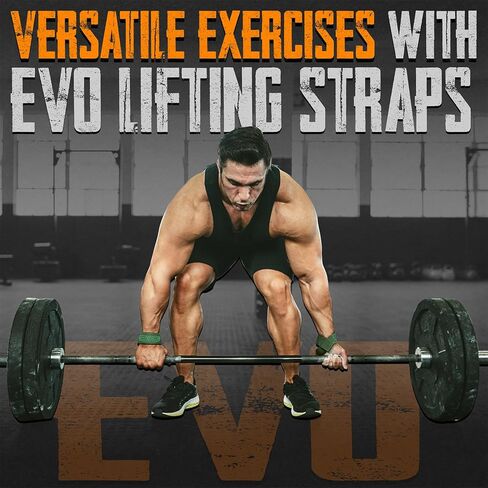 Lifting Straps for Weightlifting Men Women Anti Slip Gym Powerlifting Deadlifting Bodybuilding Workout Strength Training Hand Bar Grips Neoprene Gel padded Wrist Support Unisex in Saudi Arabia