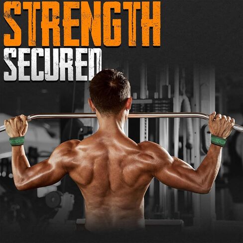 Lifting Straps for Weightlifting Men Women Anti Slip Gym Powerlifting Deadlifting Bodybuilding Workout Strength Training Hand Bar Grips Neoprene Gel padded Wrist Support Unisex in Saudi Arabia