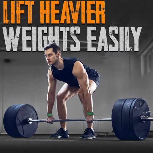 Lifting Straps for Weightlifting Men Women Anti Slip Gym Powerlifting Deadlifting Bodybuilding Workout Strength Training Hand Bar Grips Neoprene Gel padded Wrist Support Unisex in Saudi Arabia