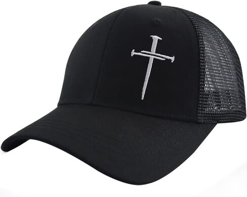 Jesus Hat, Christian Gifts for Women Men, Adjustable Embroidered Cotton Religious Baseball Cap in Saudi Arabia