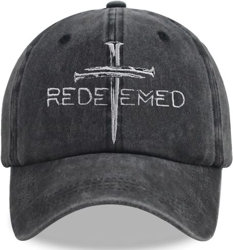 Jesus Hat, Christian Gifts for Women Men, Adjustable Embroidered Cotton Religious Baseball Cap in Saudi Arabia
