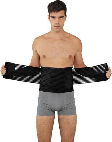 Waist Trimmer Trainer Belt Lumbar Back Support Sweat Band for Man and Women, Weight Loss Tummy Stomach Wrap Belly Band as Body Shaper in Saudi Arabia
