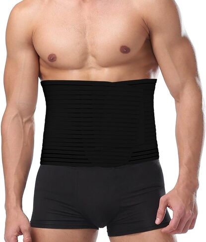 Waist Trimmer Trainer Belt Lumbar Back Support Sweat Band for Man and Women, Weight Loss Tummy Stomach Wrap Belly Band as Body Shaper in Saudi Arabia
