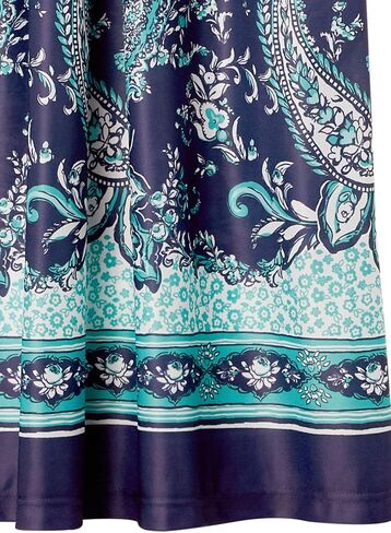 AmeriMark Women's V-Neck Lounger House Dress with Pockets Muumuu Nightgown in Saudi Arabia