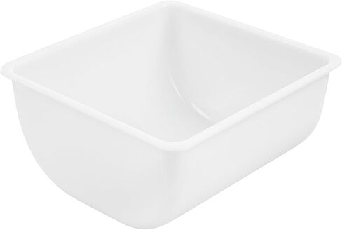 Restaurantware-CADDY INSERTS ONLY: Bar Lux 1.1 Quart Inserts For Condiment Dispensers, 3 Replacement Inserts For Garnish Caddies - Condiment Caddy Sold Separately, Sturdy, White Plastic Tray Inserts in Saudi Arabia