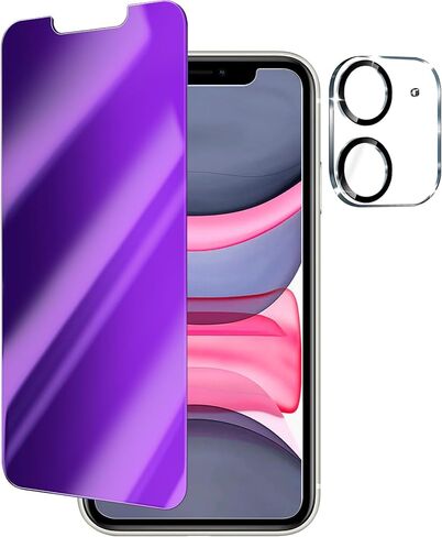 واقي شاشة للخصوصية لهاتف iPhone 15 Pro Max مع واقي عدسة الكاميرا، طبقة زجاجية مقواة مضادة للتجسس ومضادة للضوء الأزرق غير اللامع لهاتف iPhone 15 Pro Max 6.7 بوصة، حماية العين وحساسية اللمس in Saudi Arabia