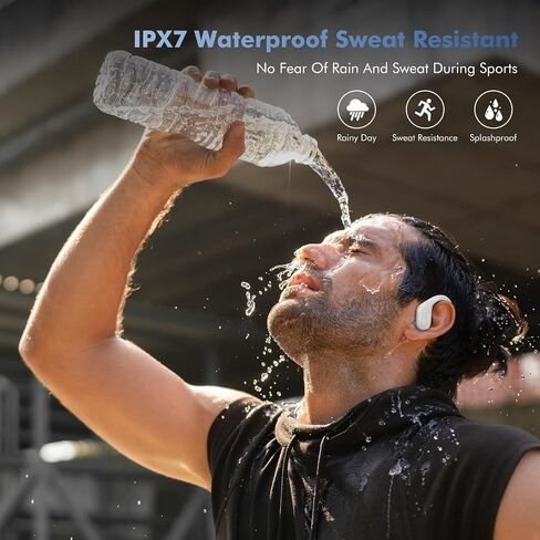 Wireless Earbuds, 75H Playtime Bluetooth 5.3 Headphones, IP7 Waterproof Bluetooth Headphones for Running, Wireless in Ear Earphones USB C for iOS/Android, in Saudi Arabia