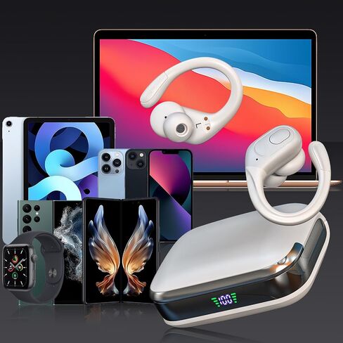 Wireless Earbuds, 75H Playtime Bluetooth 5.3 Headphones, IP7 Waterproof Bluetooth Headphones for Running, Wireless in Ear Earphones USB C for iOS/Android, in Saudi Arabia