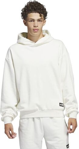 adidas Men's Legends Hoodie, Off White, X-Large in Saudi Arabia