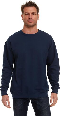 BILLIONHATS 3 Pack Men’s Crewneck Sweater Bulk Multipack, Cotton, Screenprinting Sweat Shirts For Men, Layer Shirt in Kuwait
