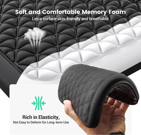 Elbow Rest Pads for Desk, Thicken Large Size Elbow Pads with Soft Memory Foam and Non-Slip Silicone Base, Armrest Pad Wrist Rest Pad for Home, Office, and Games (1 pcs) in Saudi Arabia