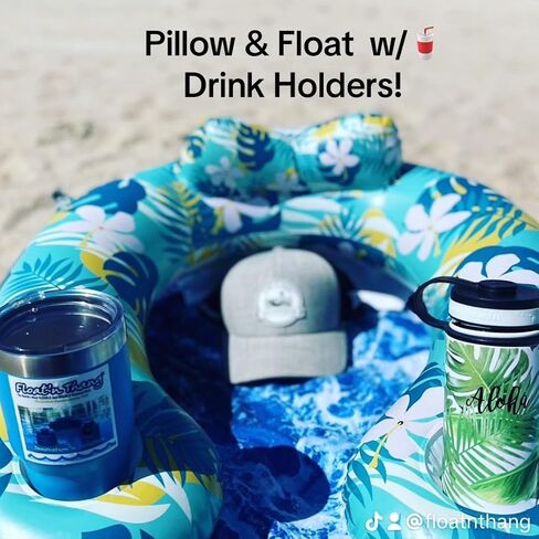 جهاز Float’n Thang الفاخر لحمام السباحة، ملحق للقوارب والتجديف - مثالي للاسترخاء في حمام السباحة/البحيرة/الشاطئ، بدون جاذبية in Saudi Arabia