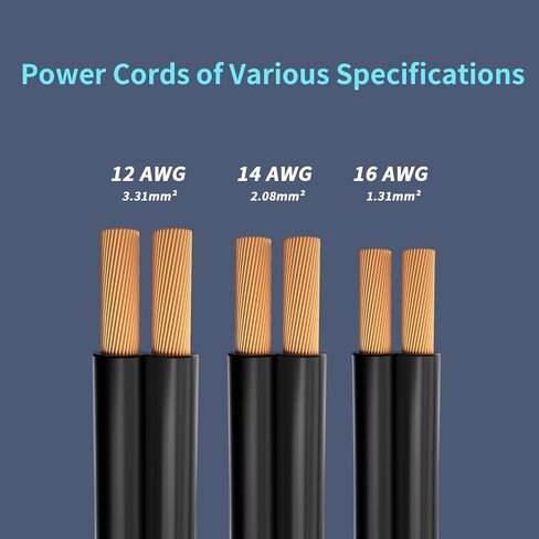 16 Gauge Wire 100FT, 2 Conductors Electrical Wire Black Cable, Low Voltage 16 AWG Copper Clad Aluminum Extension Cord for Speaker Wire, LED Wire, Automotive Wire 12V/24V DC in Kuwait