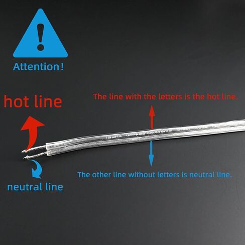 Clear Lamp Cord,8 Feet Length Silver Replacement Lamp Cords for Lamp Repair Fix DIY Project, Rewire Electrical Cable Cord with Plug, Tinned End Lead, SPT-1,18 Gauge (3) in Saudi Arabia