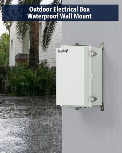 صندوق كهربائي خارجي مقاوم للماء 11.5*7.4*5.5*بوصة، IP65 ABS شريط طاقة خارجي مقاوم للطقس، مخرج حماية، سلك تمديد، شريط طاقة، مؤقتات، وصلة، لأدوات الطاقة الخارجية، ديكورات المصابيح in Saudi Arabia