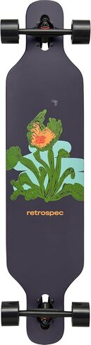 Retrospec Rift Drop-Through Longboard Skateboard Complete Canadian Maple Wood Cruiser w/Drop-Through Trucks for Commuting, Cruising, Carving & Downhill Riding in Saudi Arabia