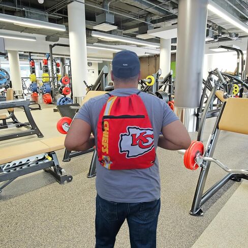 حقيبة ظهر برباط بشعار كبير من FOCO Buffalo Bills مع جيب بسحاب - حقيبة فواتير إصدار محدود - NFL Gear - أظهر روح فريقك مع معدات مشجعي Baltimore Ravens المرخصة رسميًا in Saudi Arabia