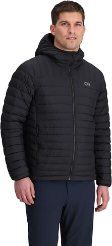 سترة بقلنسوة متعالية للرجال من Outdoor Research in Kuwait