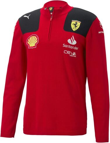 PUMA Scuderia Ferrari - 2023 Team Half Zip Sweat - Men - Red - Size: S in Saudi Arabia