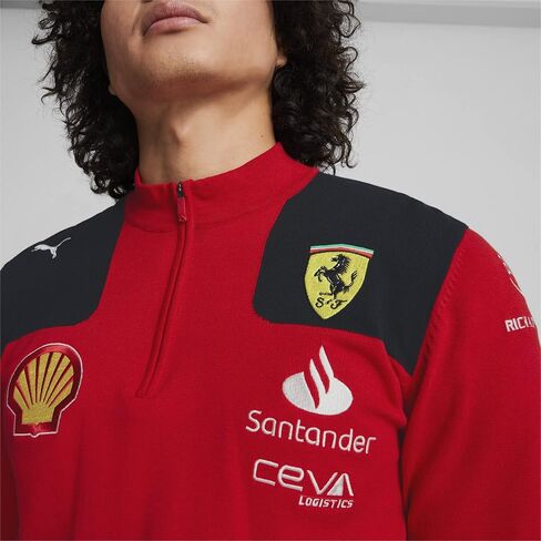 PUMA Scuderia Ferrari - 2023 Team Half Zip Sweat - Men - Red - Size: S in Saudi Arabia